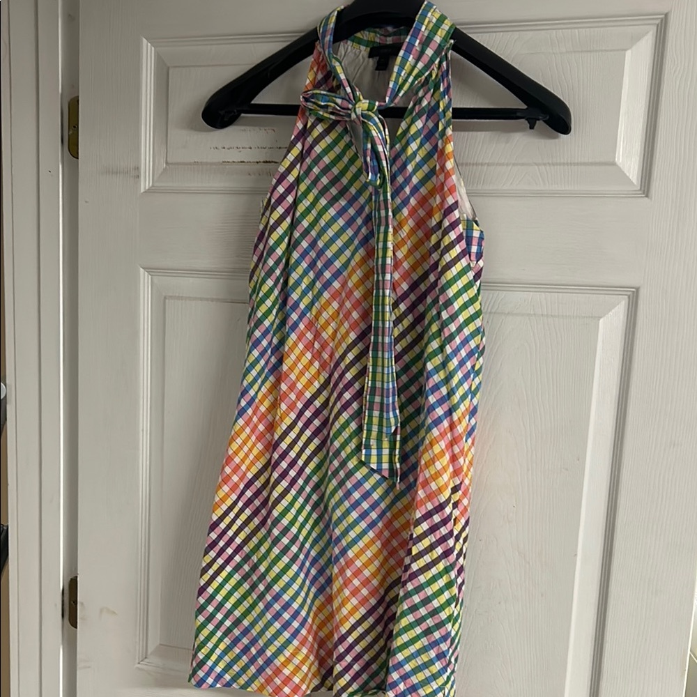 J. Crew Multicolor Plaid Halter Dress - Picture 4 of 4